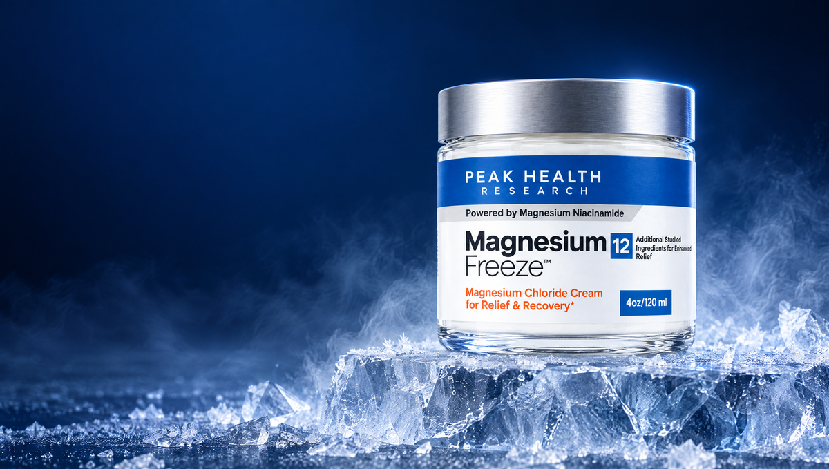 Magnesium Freeze jar on ice