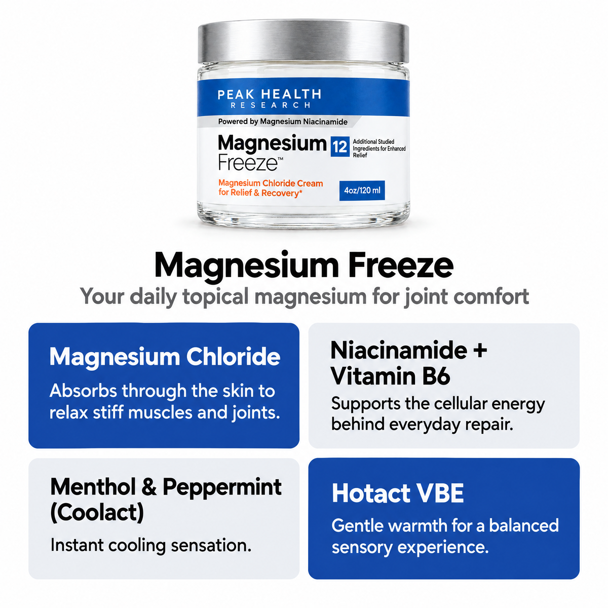 Magnesium Freeze key ingredients
